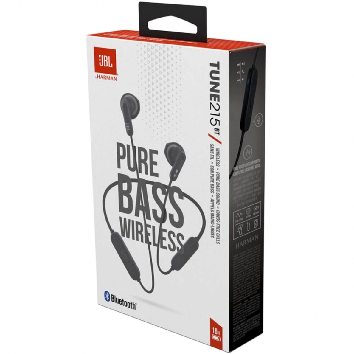 Belaidės ausinės JBL Tune 215BT In-Ear – juodos 5 Belaidės ausinės JBL Tune 215BT In-Ear – juodos 5