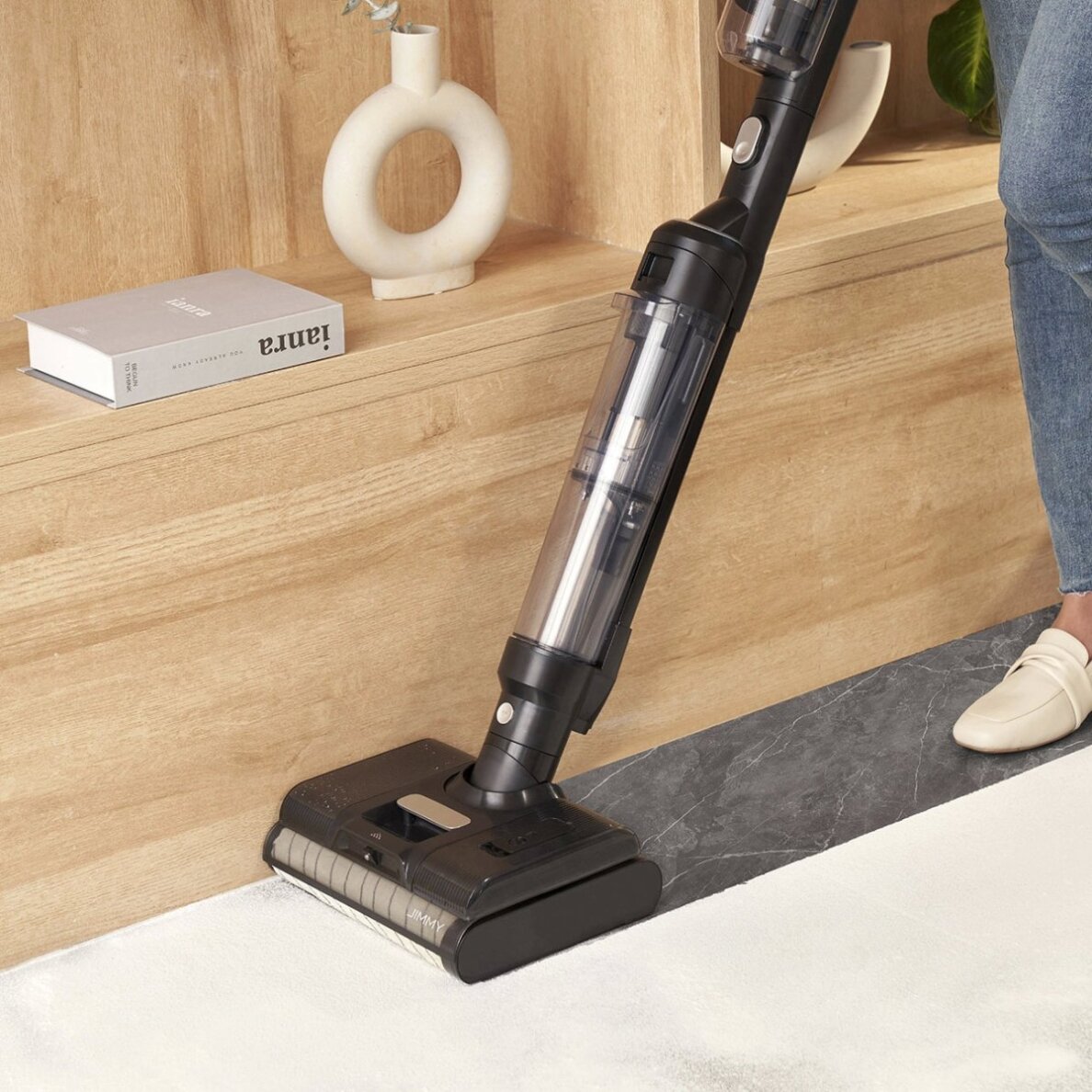 Belaidis dulkių siurblys ir plovimo įrenginys JIMMY PW11 6