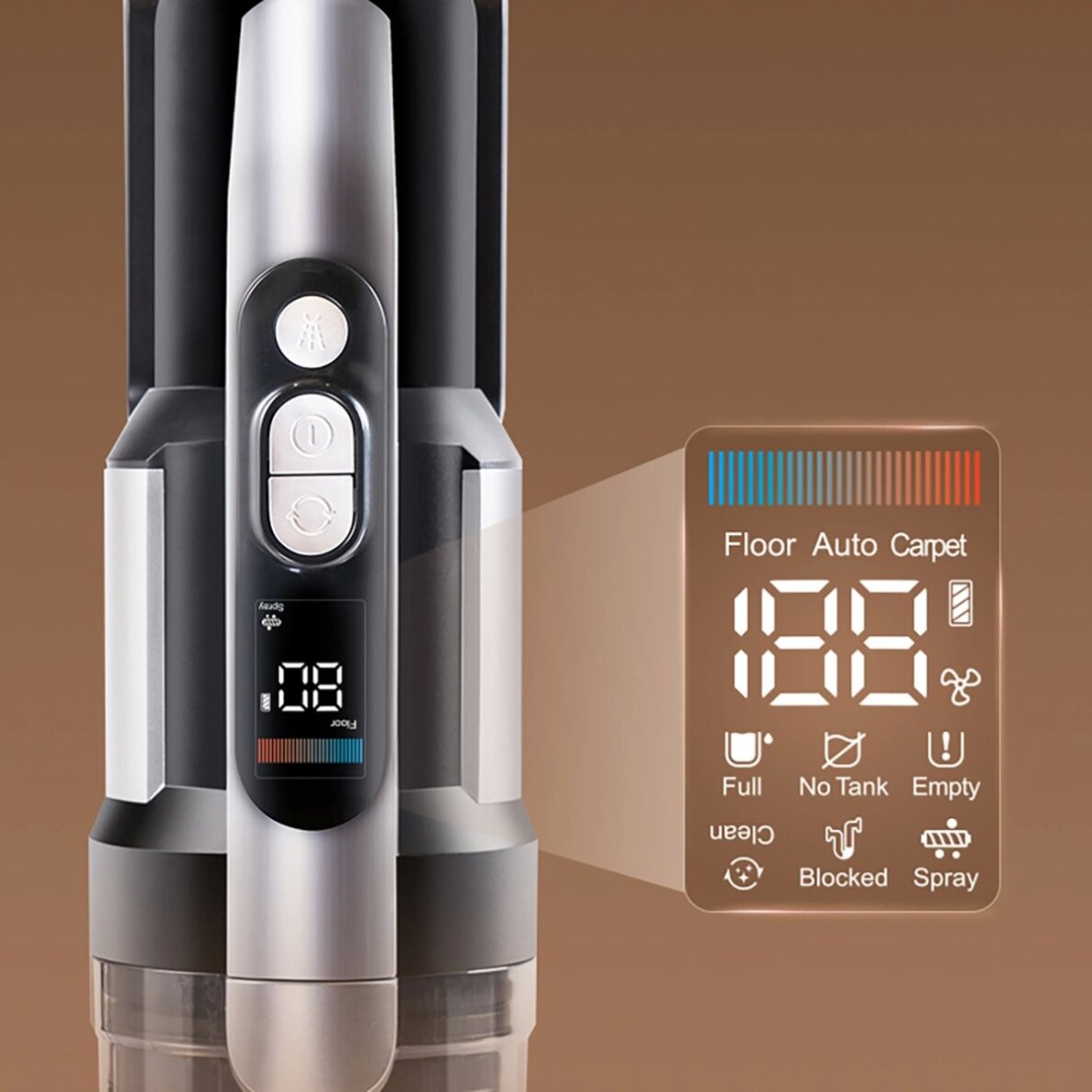 Belaidis dulkių siurblys ir plovimo įrenginys JIMMY PW11 Pro 8