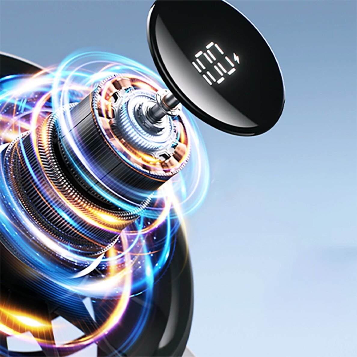 Rankinis ventiliatorius Jisulife Life4 5000mAh nešiojamas USB – juodas 8 Rankinis ventiliatorius Jisulife Life4 5000mAh nešiojamas USB – juodas 8