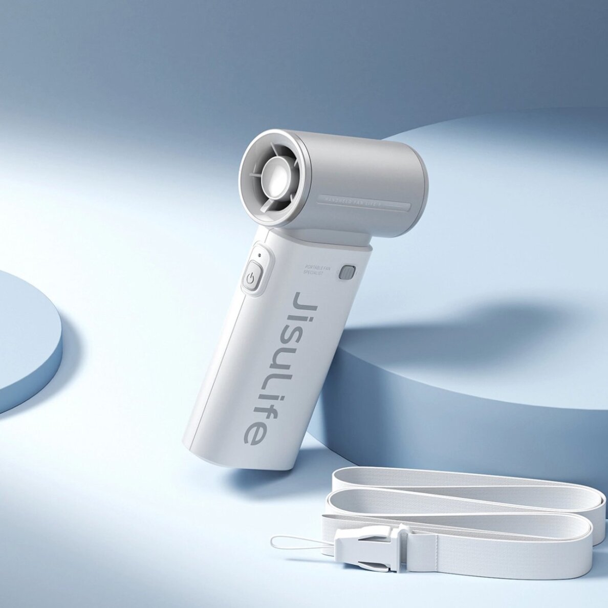 Rankinis ventiliatorius Jisulife Life9 5000mAh nešiojamas USB – pilkas 11 Rankinis ventiliatorius Jisulife Life9 5000mAh nešiojamas USB – pilkas 11