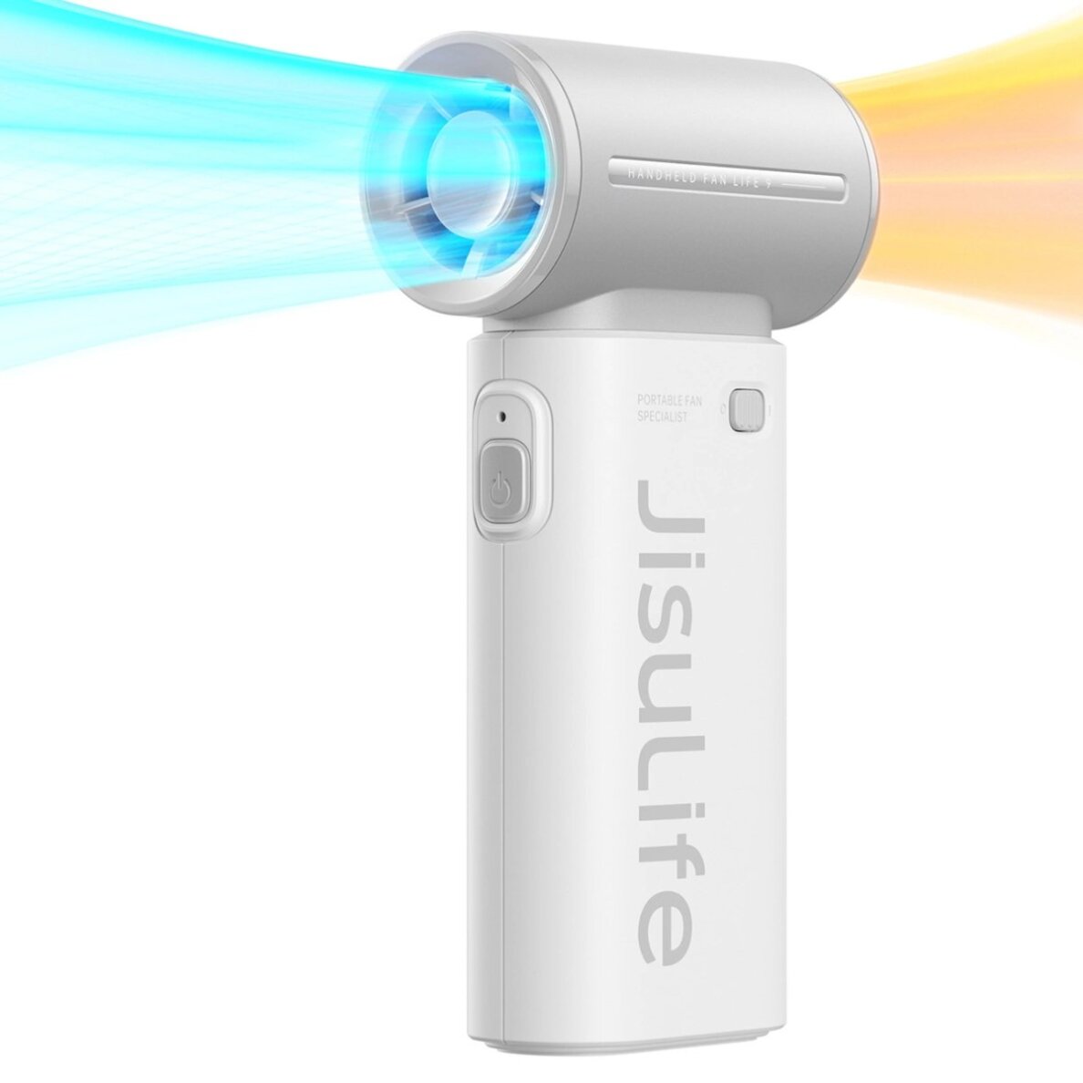 Rankinis ventiliatorius Jisulife Life9 5000mAh nešiojamas USB – pilkas 2