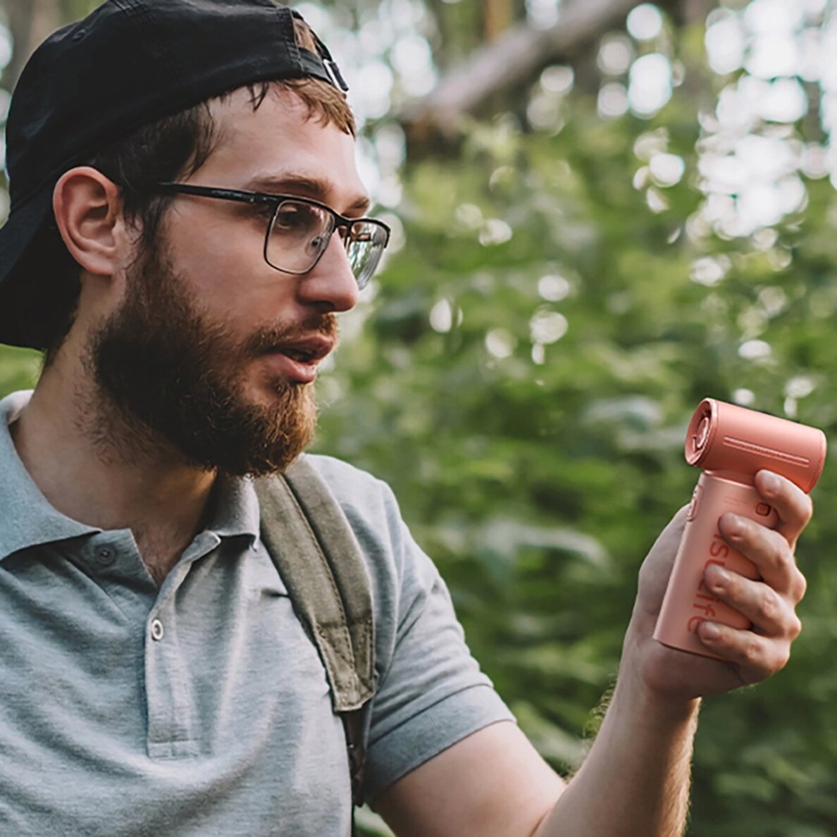 Rankinis ventiliatorius Jisulife Life9 5000mAh nešiojamas USB – rožinis 10 Rankinis ventiliatorius Jisulife Life9 5000mAh nešiojamas USB – rožinis 10