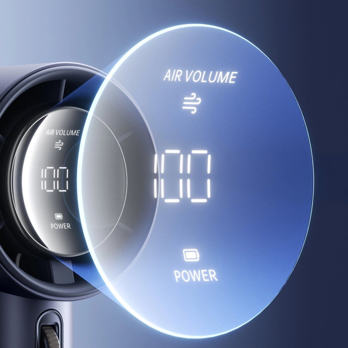 Rankinis ventiliatorius Jisulife Pro1 FA53 (ABS) nešiojamas USB – mėlynas 6