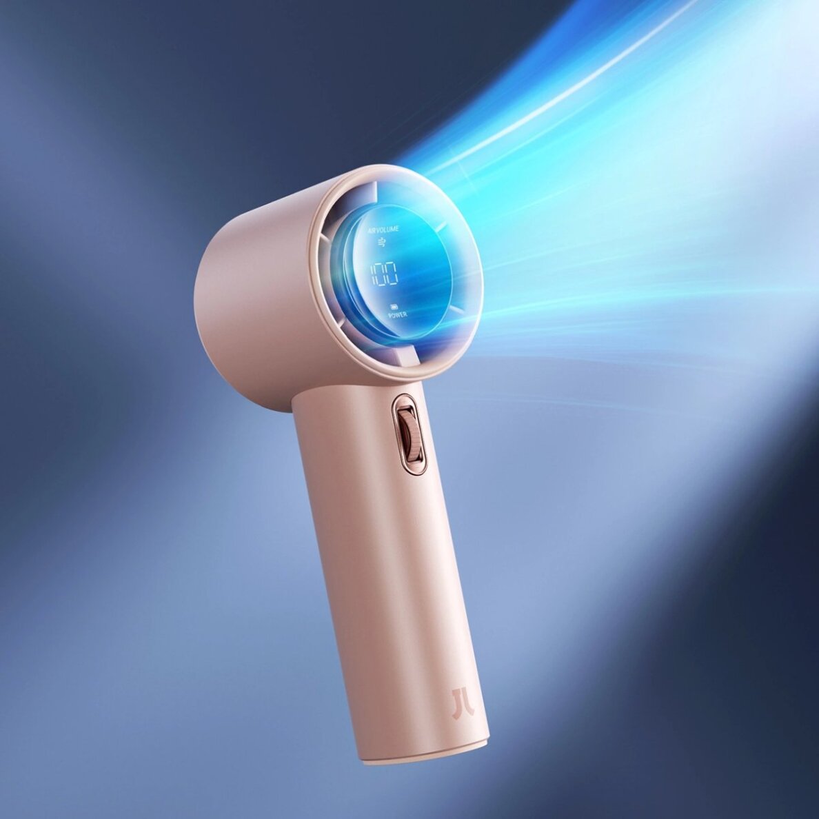 Rankinis ventiliatorius Jisulife Pro1 FA53 (ABS) nešiojamas USB – rožinis 3