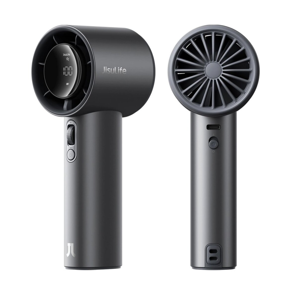 Rankinis ventiliatorius Jisulife Pro1 S FA53PRO nešiojamas USB – tamsiai pilkas 1 Rankinis ventiliatorius Jisulife Pro1 S FA53PRO nešiojamas USB – tamsiai pilkas 1