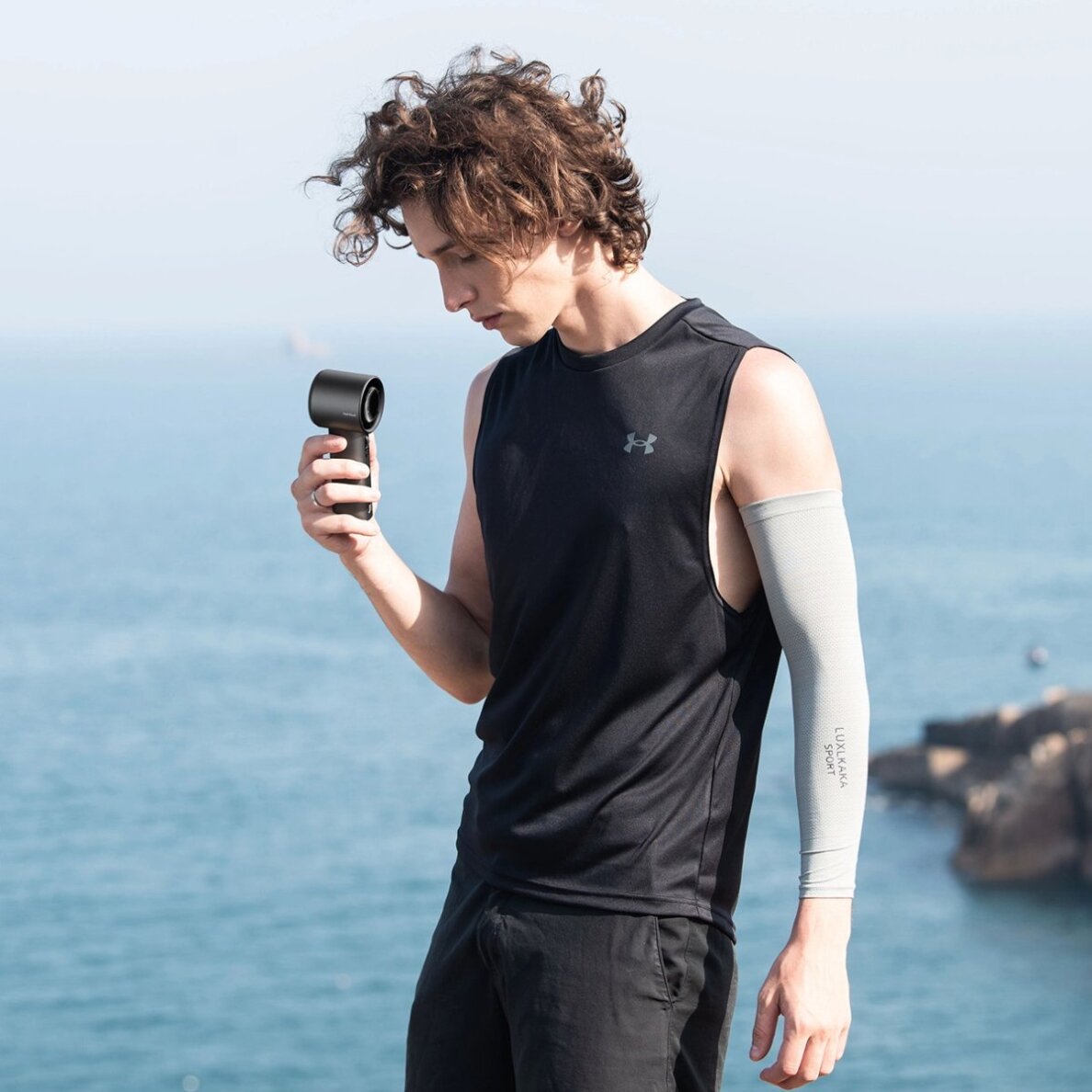 Rankinis ventiliatorius Jisulife Pro1 S FA53PRO nešiojamas USB – tamsiai pilkas 6 Rankinis ventiliatorius Jisulife Pro1 S FA53PRO nešiojamas USB – tamsiai pilkas 6