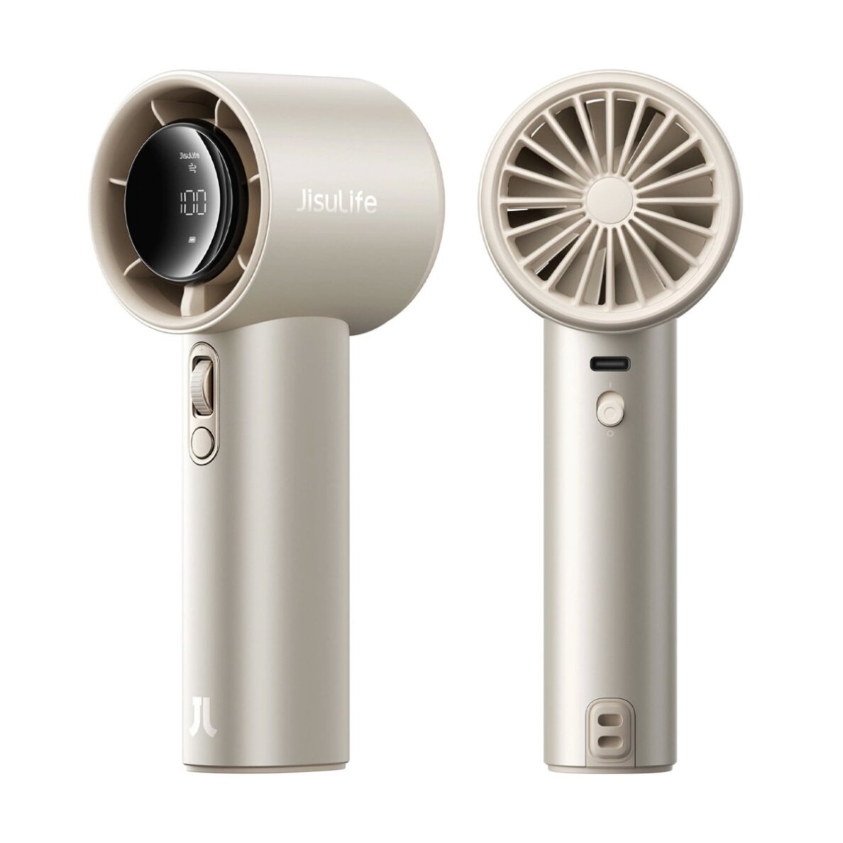 Rankinis ventiliatorius Jisulife Pro1 S FA53PRO nešiojamas USB – šviesiai rudas 1 Rankinis ventiliatorius Jisulife Pro1 S FA53PRO nešiojamas USB – šviesiai rudas 1