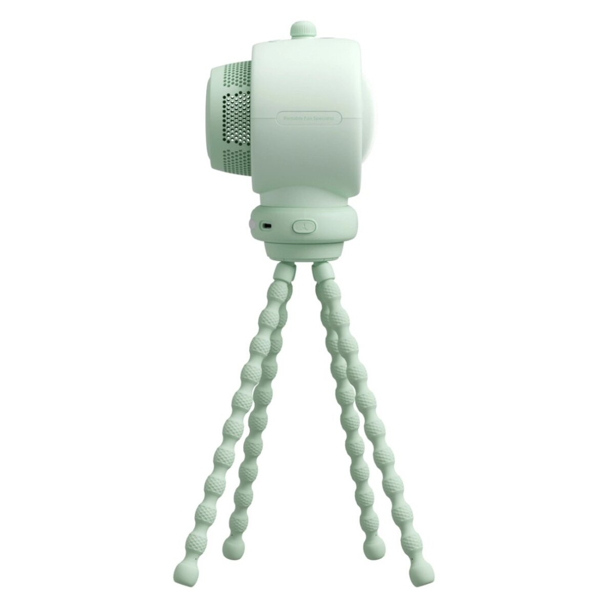 Ventiliatorius Jisulife Life2S 5000mAh su lankščiomis kojelėmis – stalui, vežimėliui, su filtru – žalias 3