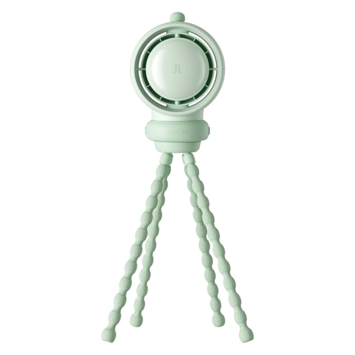 Ventiliatorius Jisulife Life2S 5000mAh su lankščiomis kojelėmis – stalui, vežimėliui, su filtru – žalias