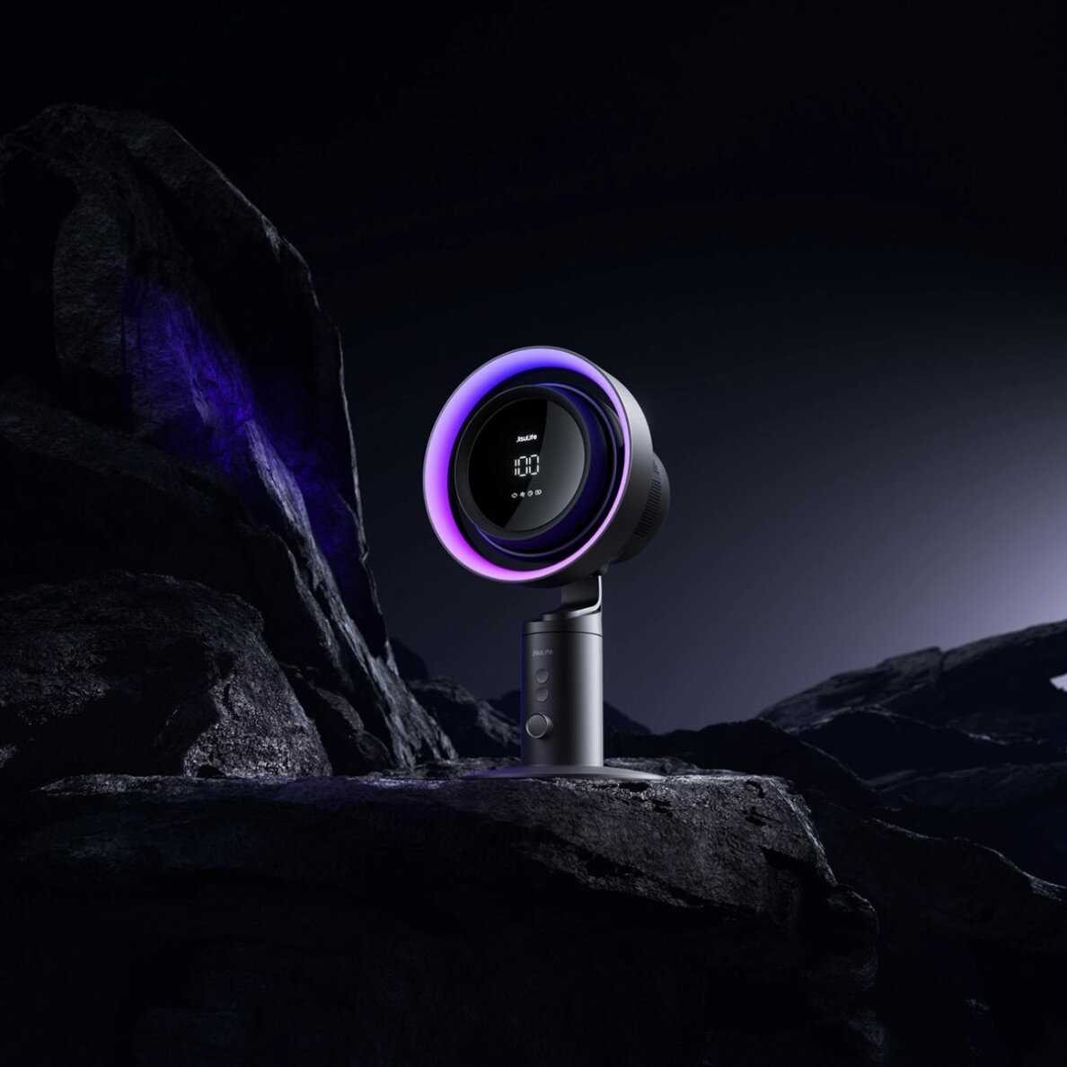 Stalinis ventiliatorius Jisulife Pro3 10000mAh Turbo su filtru – tamsiai pilkas 5 Stalinis ventiliatorius Jisulife Pro3 10000mAh Turbo su filtru – tamsiai pilkas 5