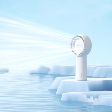 Rankinis ventiliatorius Jisulife Life5 Plus 4000mAh nešiojamas USB – baltas 7