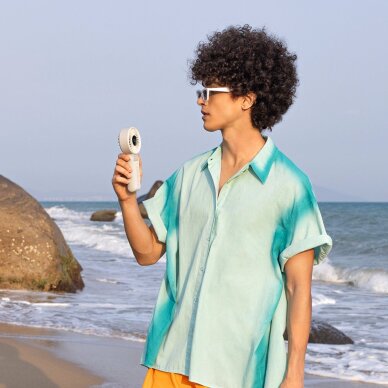 Rankinis ventiliatorius Jisulife Life7 5000mAh nešiojamas USB – pilkas 17 Rankinis ventiliatorius Jisulife Life7 5000mAh nešiojamas USB – pilkas 17