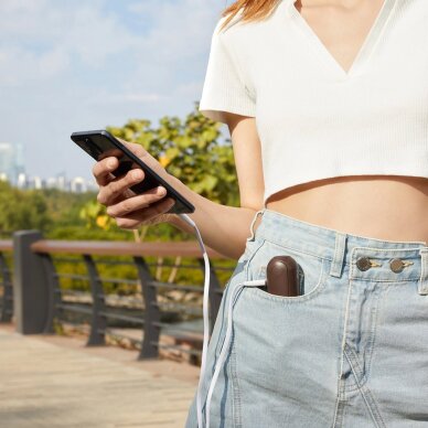 Rankinis ventiliatorius Jisulife Life8 Plus nešiojamas USB su Power Bank ir žibintuvėliu – rudas 5 Rankinis ventiliatorius Jisulife Life8 Plus nešiojamas USB su Power Bank ir žibintuvėliu – rudas 5