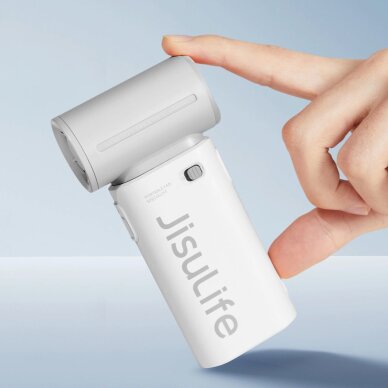 Rankinis ventiliatorius Jisulife Life9 3600mAh nešiojamas USB – pilkas 6
