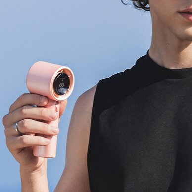 Rankinis ventiliatorius Jisulife Pro1 FA53 (ABS) nešiojamas USB – rožinis 4 Rankinis ventiliatorius Jisulife Pro1 FA53 (ABS) nešiojamas USB – rožinis 4