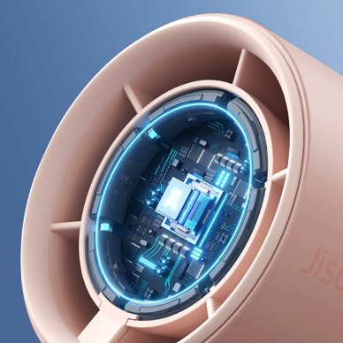 Rankinis ventiliatorius Jisulife Pro1 FA53 (ABS) nešiojamas USB – rožinis 5