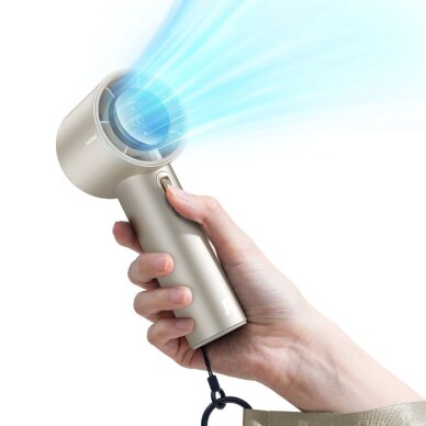 Rankinis ventiliatorius Jisulife Pro1 S FA53PRO nešiojamas USB – šviesiai rudas 4