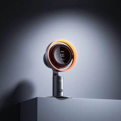 Stalinis ventiliatorius Jisulife Pro3 10000mAh Turbo su filtru – tamsiai pilkas 12