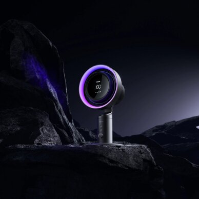 Stalinis ventiliatorius Jisulife Pro3 10000mAh Turbo su filtru – tamsiai pilkas 5