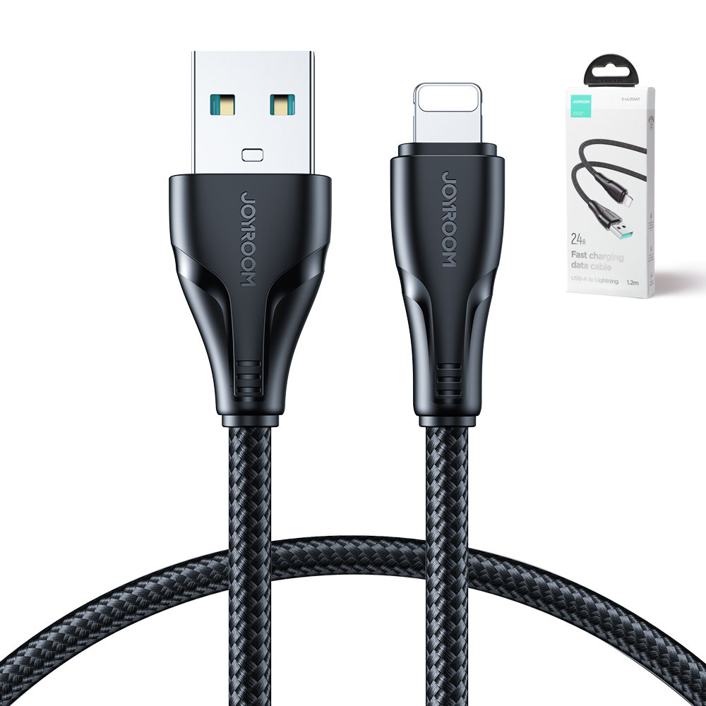 Joyroom cable USB - Lightning 2.4A Surpass Series 1.2 m black (S-UL012A11) 6 Joyroom cable USB - Lightning 2.4A Surpass Series 1.2 m black (S-UL012A11) 6