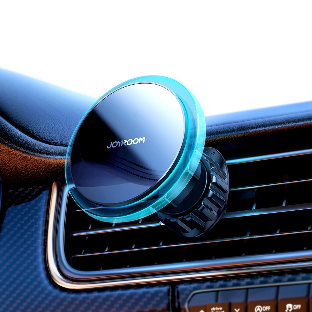 Laikiklis Joyroom Car Holder Qi Wireless Induction Charger 15W (MagSafe) Sidabrinis (JR-ZS291) 1 Laikiklis Joyroom Car Holder Qi Wireless Induction Charger 15W (MagSafe) Sidabrinis (JR-ZS291) 1