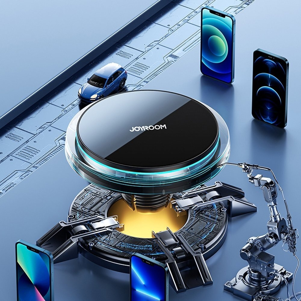 Laikiklis Joyroom Car Holder Qi Wireless Induction Charger 15W (MagSafe) Sidabrinis (JR-ZS291) 24 Laikiklis Joyroom Car Holder Qi Wireless Induction Charger 15W (MagSafe) Sidabrinis (JR-ZS291) 24