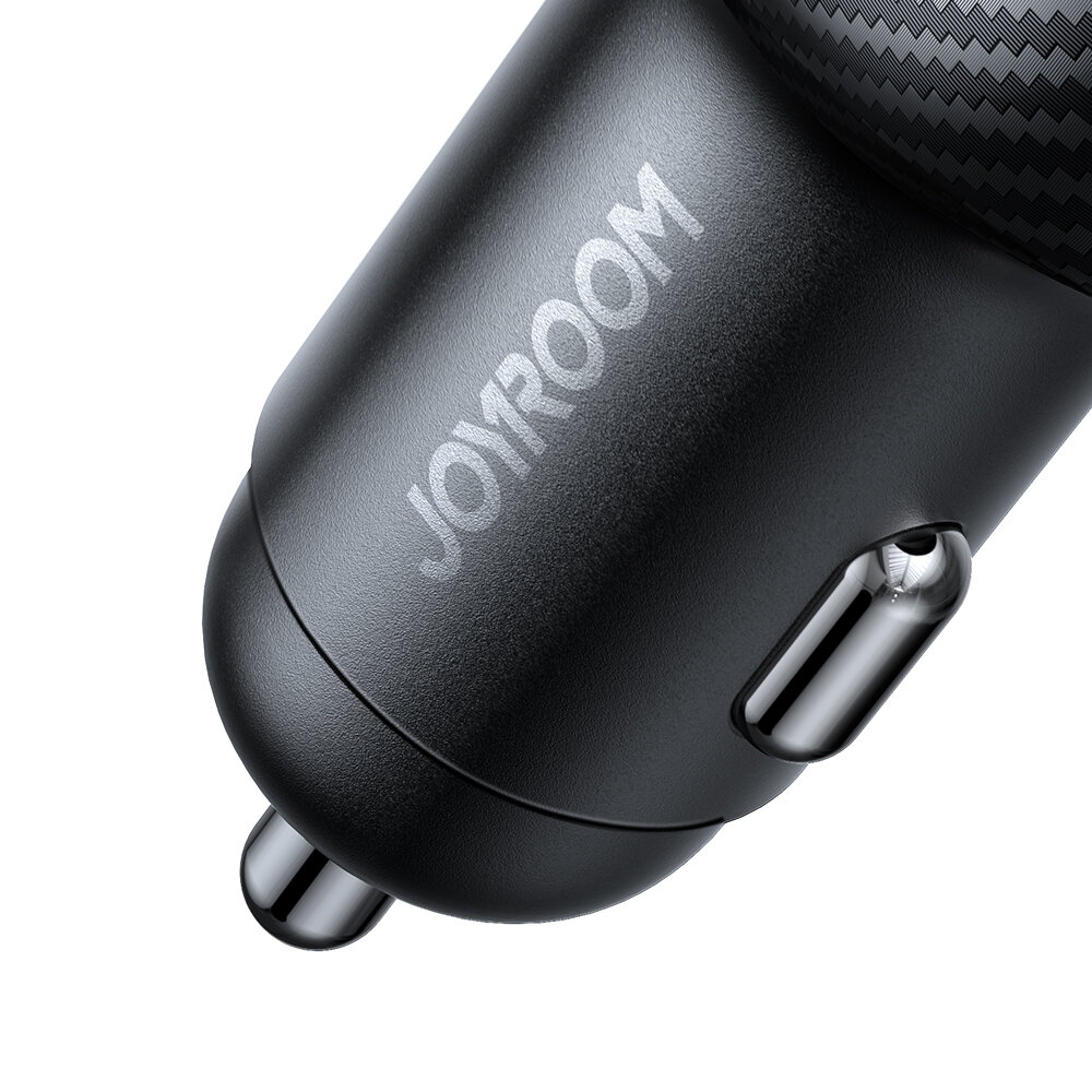 Joyroom JR-CCD03 3.4A car charger with 3x USB-A display - Juodas 6 Joyroom JR-CCD03 3.4A car charger with 3x USB-A display - Juodas 6