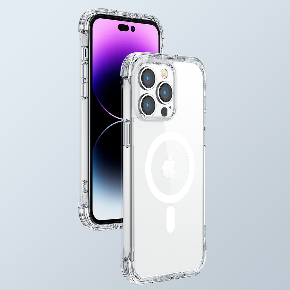 Dėklas Joyroom Magnetic Defender iPhone 14 Plus skaidrus (MagSafe) 8 Dėklas Joyroom Magnetic Defender iPhone 14 Plus skaidrus (MagSafe) 8