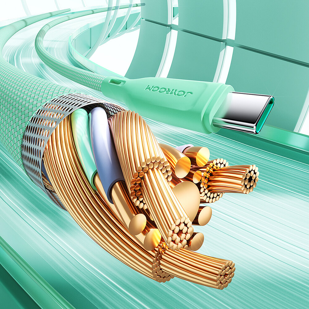 Joyroom Multi-Color Series SA34-AL3 USB-A / Lightning 3A cable 1m - green 9 Joyroom Multi-Color Series SA34-AL3 USB-A / Lightning 3A cable 1m - green 9