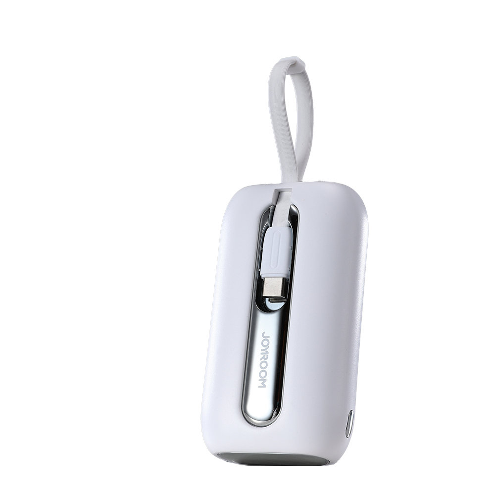 Joyroom powerbank 10000mAh Colorful Series 22.5W with 2 built-in USB C and Lightning cables white (JR-L012) 2 Joyroom powerbank 10000mAh Colorful Series 22.5W with 2 built-in USB C and Lightning cables white (JR-L012) 2