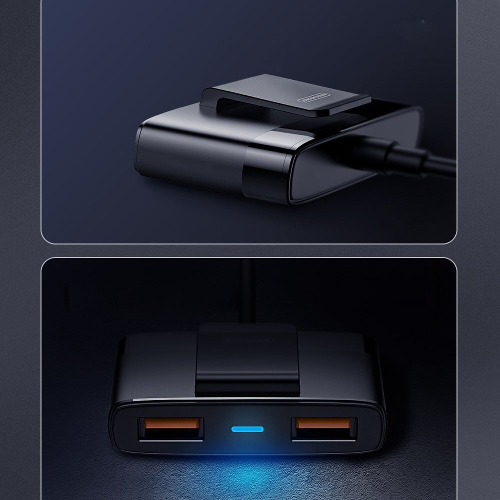 Joyroom Išmanus Automobilinis Įkroviklis 5x USB 6,2 A su prailginimu Juodas (JR-CL03) 11 Joyroom Išmanus Automobilinis Įkroviklis 5x USB 6,2 A su prailginimu Juodas (JR-CL03) 11