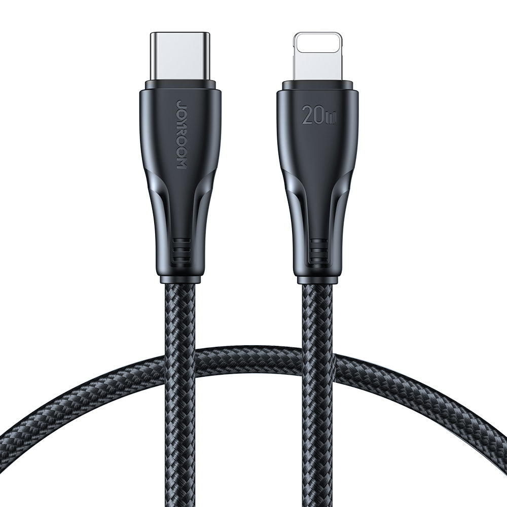Joyroom USB C - Lightning 20W Surpass Series cable for fast charging and data transfer 1.2 m Juodas (S-CL020A11) Joyroom USB C - Lightning 20W Surpass Series cable for fast charging and data transfer 1.2 m Juodas (S-CL020A11)