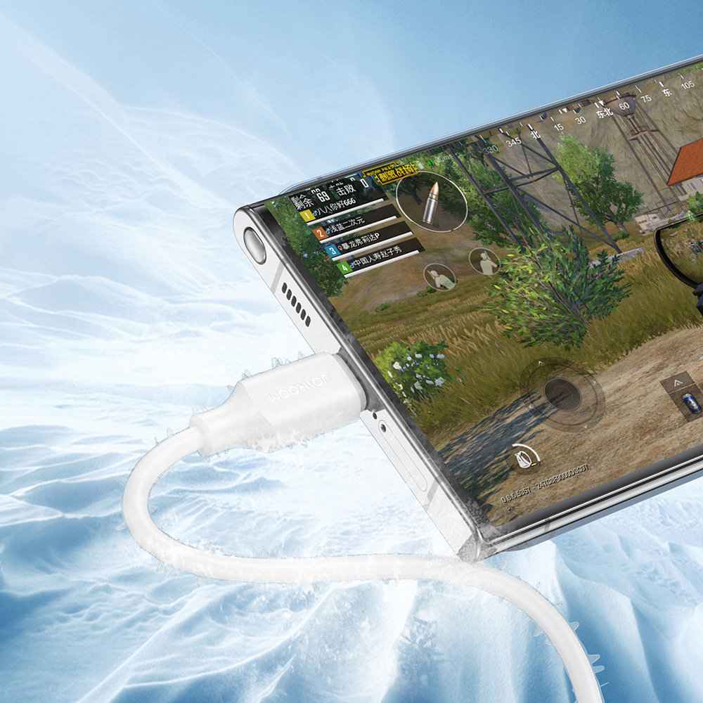 Joyroom USB charging / data cable - USB Type C 3A 2m white (S-UC027A9) 6 Joyroom USB charging / data cable - USB Type C 3A 2m white (S-UC027A9) 6