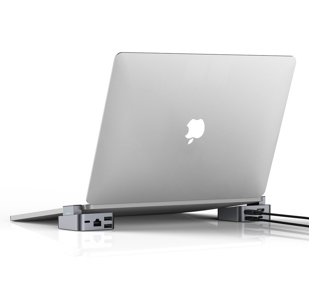 Jungčių Daugintuvas Joyroom Multifunctional Hub USB Type C - USB 3.0 / RJ45 / HDMI / USB Type C / Thunderbolt skirtas MacBook Pro Pilkas (S-H121 Gray) 2 Jungčių Daugintuvas Joyroom Multifunctional Hub USB Type C - USB 3.0 / RJ45 / HDMI / USB Type C / Thunderbolt skirtas MacBook Pro Pilkas (S-H121 Gray) 2