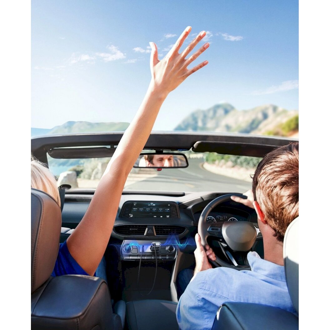 Joyroom JR-CB7 belaidis automobilinis imtuvas – pilkas 11