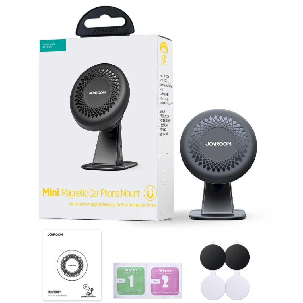Joyroom JR-ZS356 magnetic cockpit Telfono laikiklis - tamsiai pilkas 4 Joyroom JR-ZS356 magnetic cockpit Telfono laikiklis - tamsiai pilkas 4