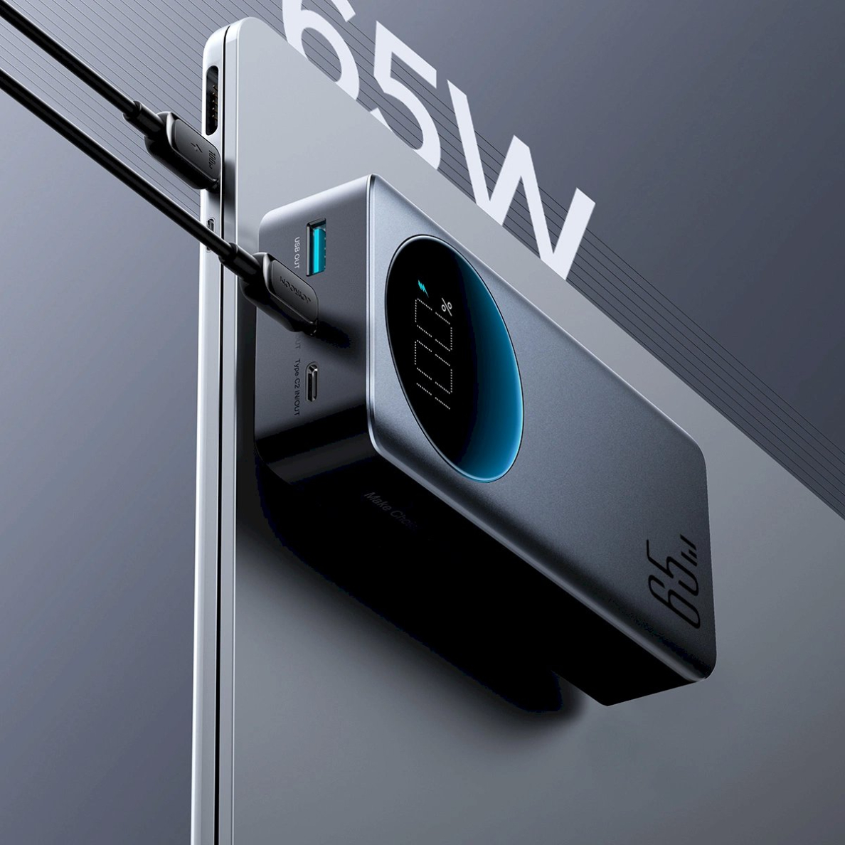 Joyroom 30000mAh 65W power bankdigital display (JR-PBF05) - Juodas 16 Joyroom 30000mAh 65W power bankdigital display (JR-PBF05) - Juodas 16