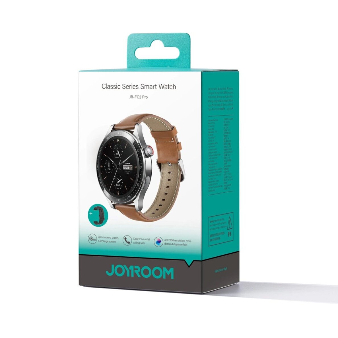 Išmanusis laikrodis Joyroom Classic Series JR-FC2 Pro su skambučių funkcija – sidabrinis 8