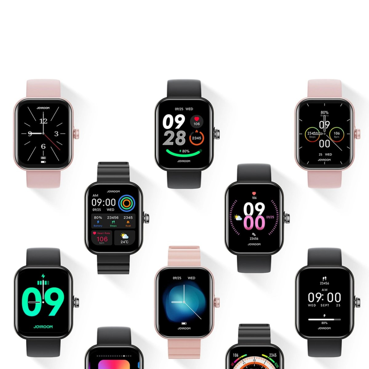 Joyroom JR-FT5 Plus Fit-Life išmanusis laikrodis su skambučių funkcija – rožinis 11 Joyroom JR-FT5 Plus Fit-Life išmanusis laikrodis su skambučių funkcija – rožinis 11