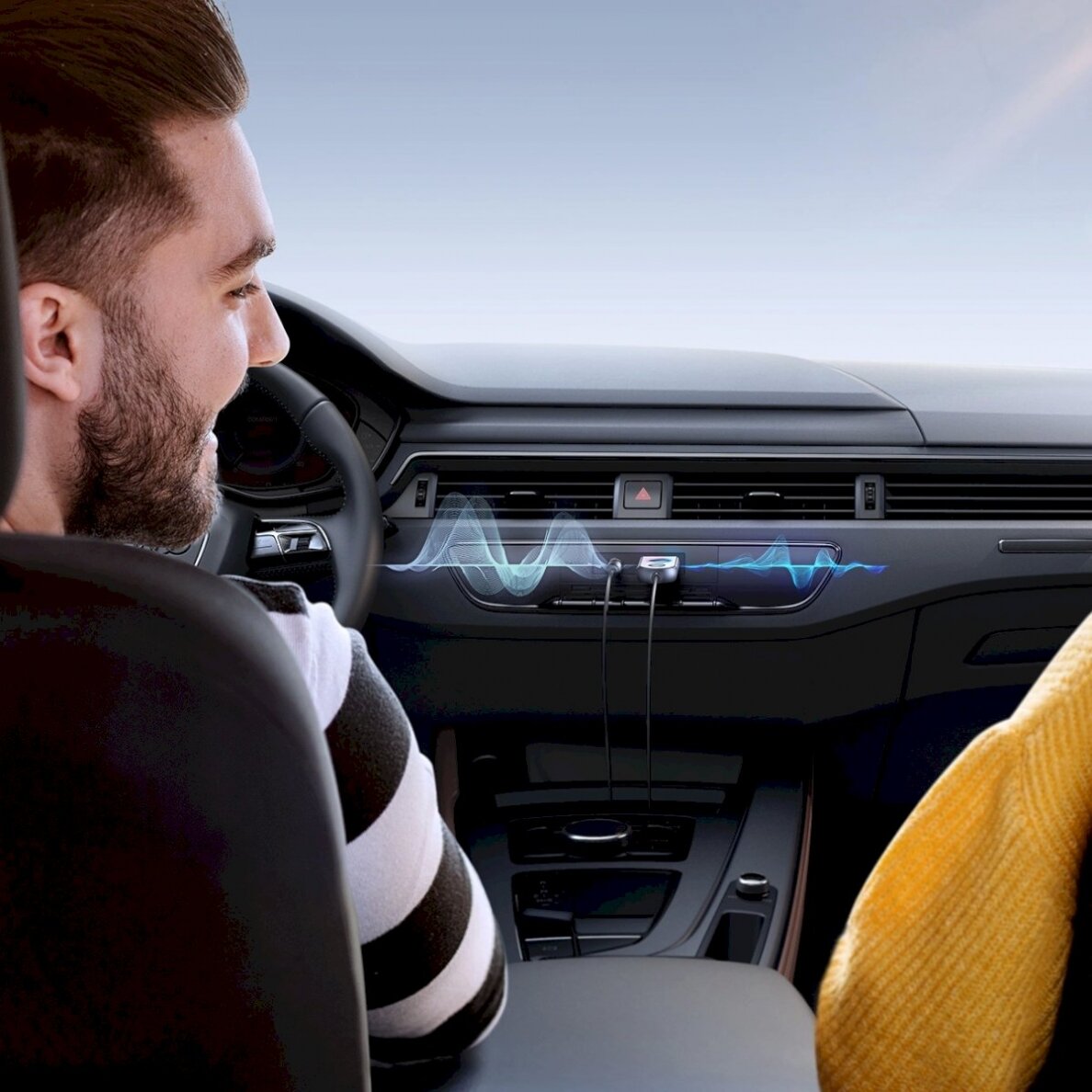 Joyroom JR-CB6 wireless car receiver - pilkas 12 Joyroom JR-CB6 wireless car receiver - pilkas 12