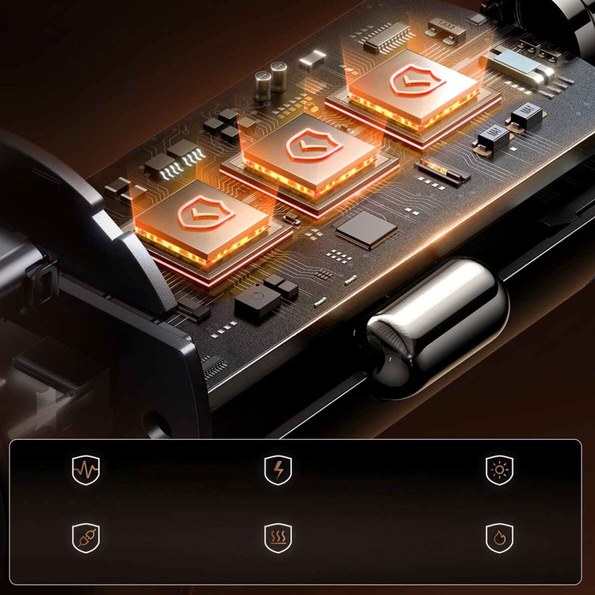 Automobilinis įkroviklis Joyroom JR-CCN16 Mini 15W – juodas 10