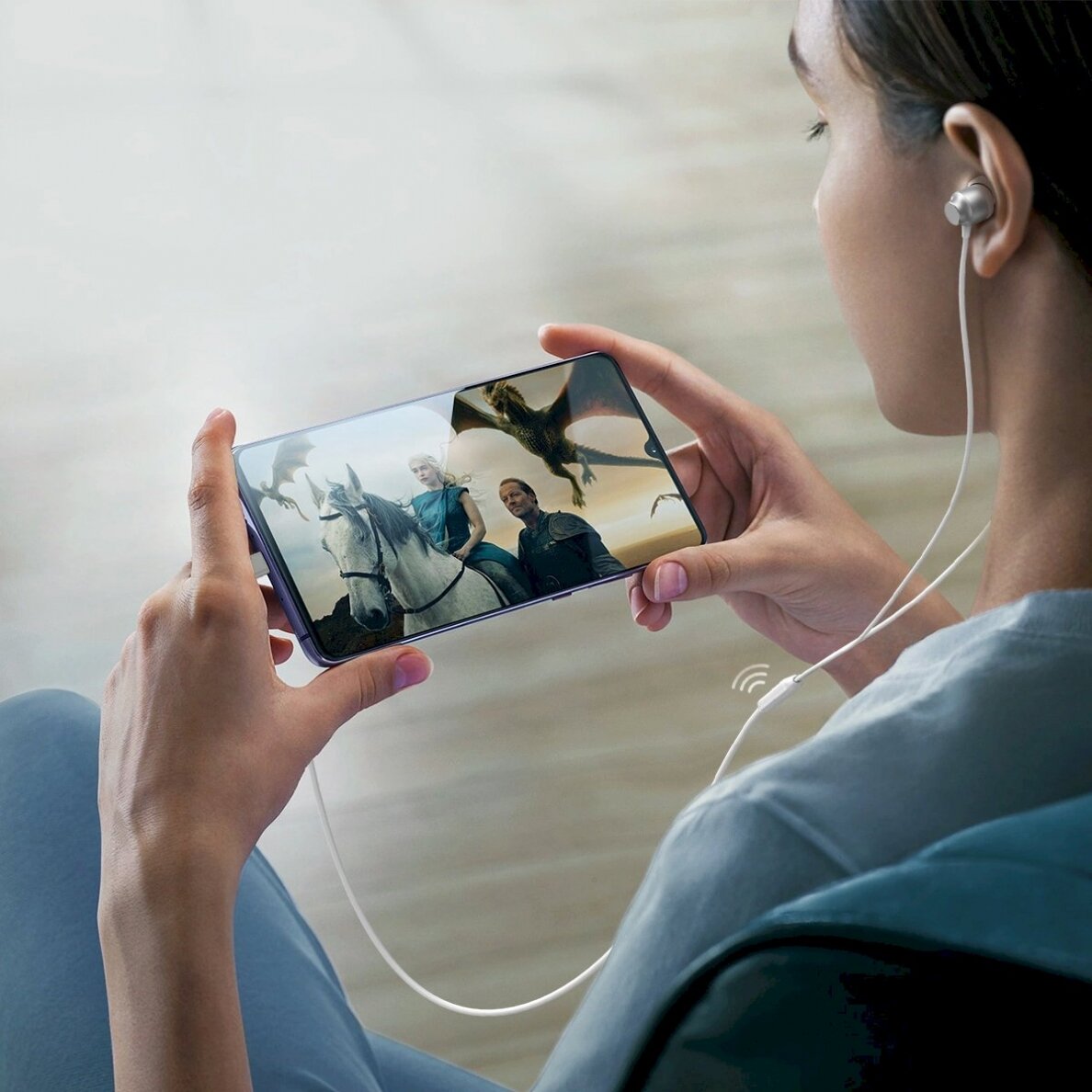 Joyroom JR-EC06 USB-C in-ear Ausinės - silver 9 Joyroom JR-EC06 USB-C in-ear Ausinės - silver 9