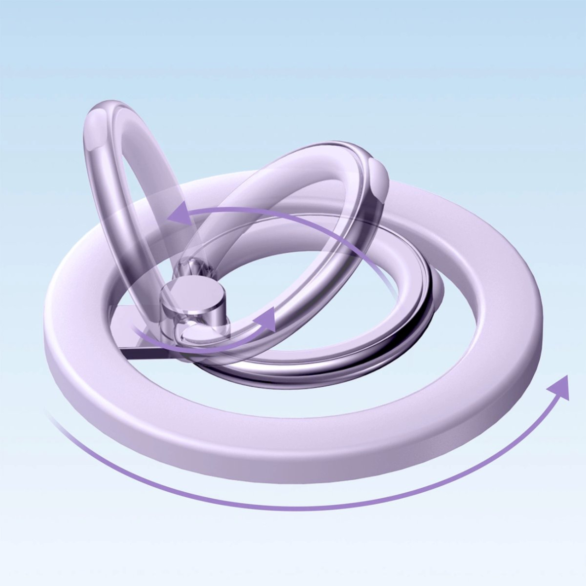 Joyroom JR-Mag-M2 MagSafe magnetic Telfono laikiklis - violetinis 3