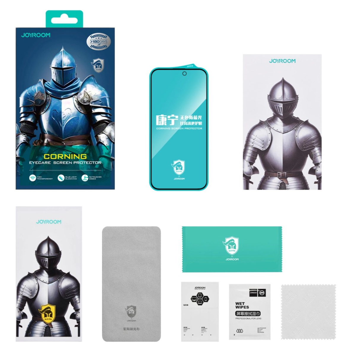 Joyroom JR-MKN0313 Corning Eyecare grūdintas stiklas skirtas iPhone 15 Plus/16 Plus 2 Joyroom JR-MKN0313 Corning Eyecare grūdintas stiklas skirtas iPhone 15 Plus/16 Plus 2