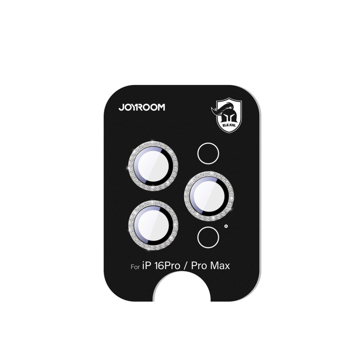 Joyroom JR-MSJ0308 apsauginis stiklas objektyvams iPhone 16 Pro/16 Pro Max – sidabrinė