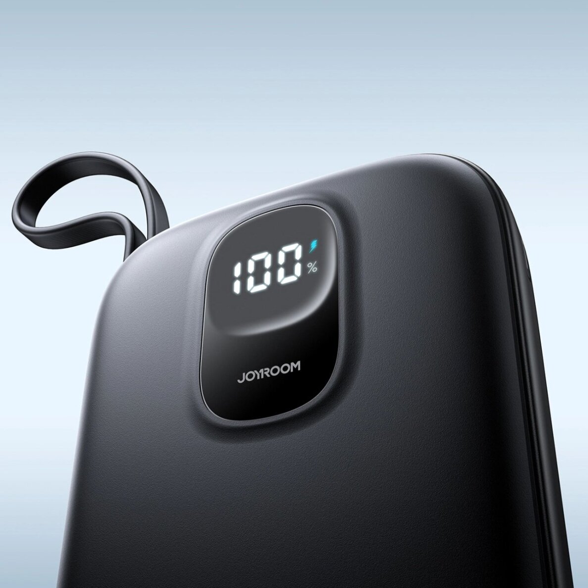 Išorinė baterija Power Bank Joyroom JR-PBF18 22.5W 10000mAh su įmontuotu Lightning kabeliu + USB-C kabeliu 0.25 cm – juoda 13