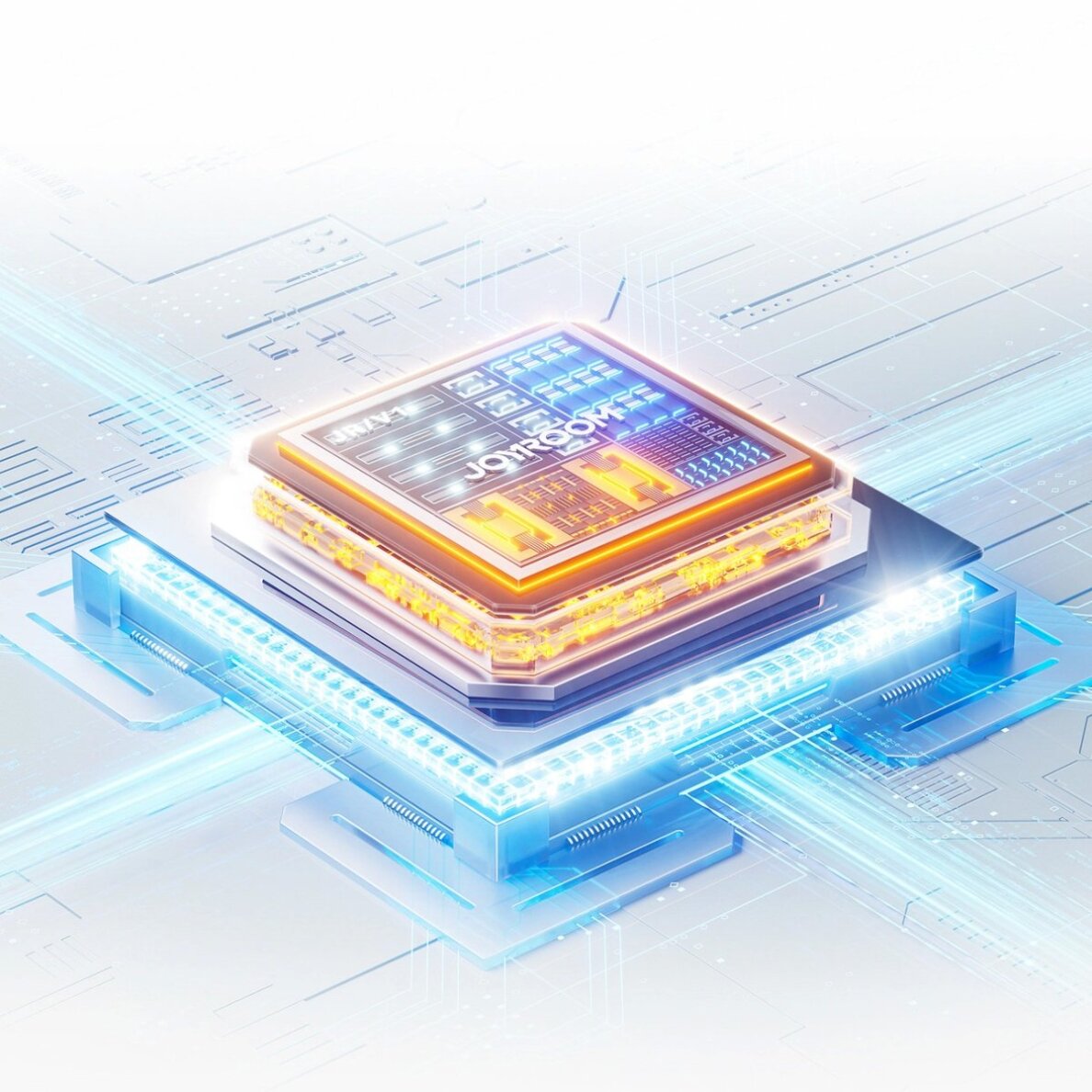 Išorinė baterija Power Bank Joyroom JR-PBF27 22.5W 10000mAh su dviem įmontuotais kabeliais – mėlyna 8