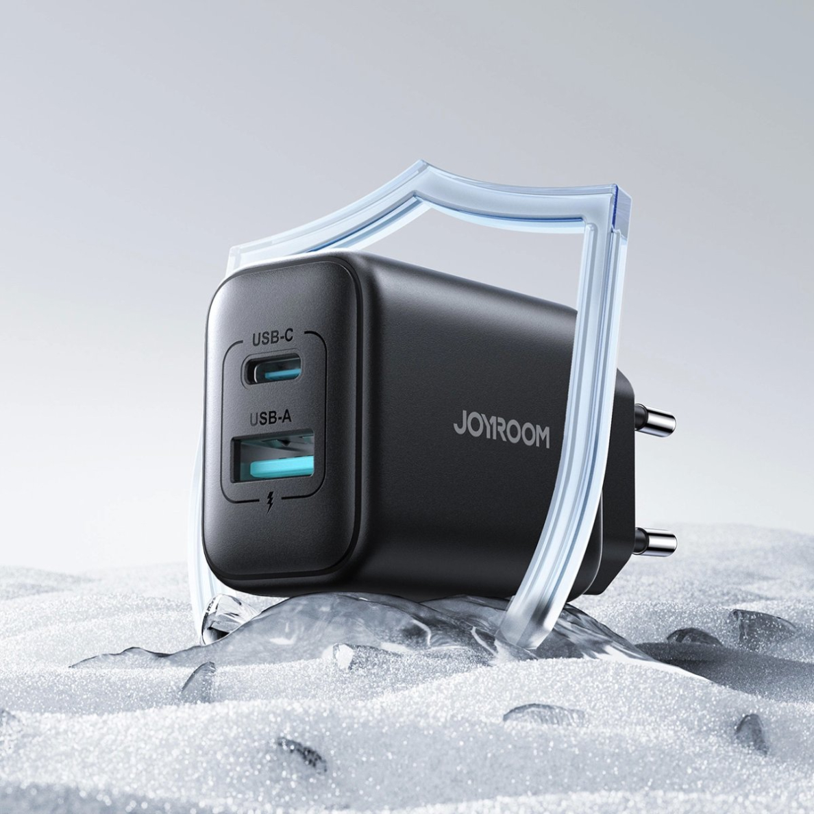 Joyroom JR-TCF13 tinklo įkroviklis USB-C / USB-A 25W SFC / PPS / PD – juodas 13