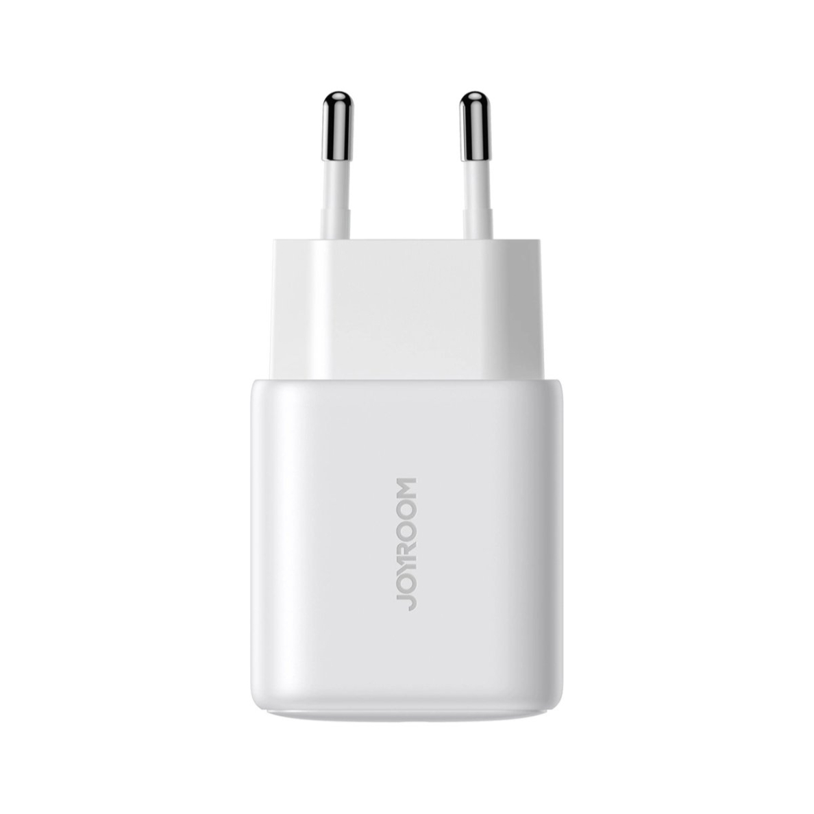 Joyroom JR-TCF21 tinklo įkroviklis USB-C / USB-A 20W PD / QC 3.0 – baltas 4 Joyroom JR-TCF21 tinklo įkroviklis USB-C / USB-A 20W PD / QC 3.0 – baltas 4